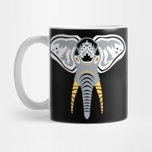 elephant head artwork Mug
